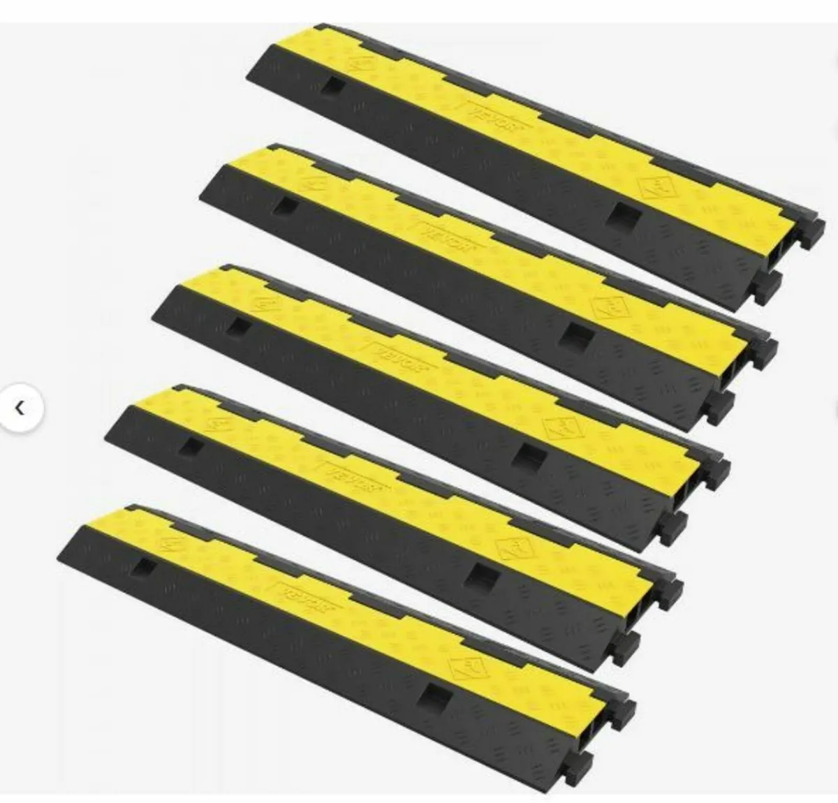 Cable Protector Ramp, 5 Packs 2 Channels - Image 1