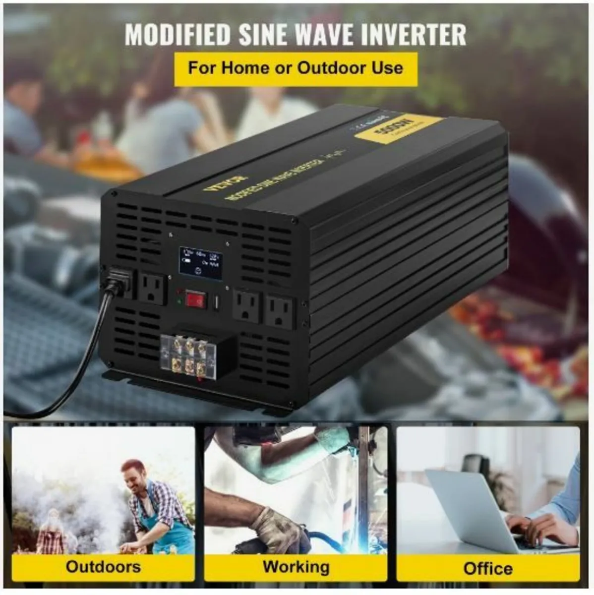Power Inverter Modified Sine Wave Inverter 5000W - Image 1