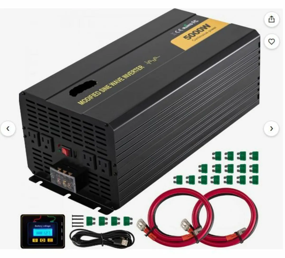 Power Inverter Modified Sine Wave Inverter 5000W - Image 4