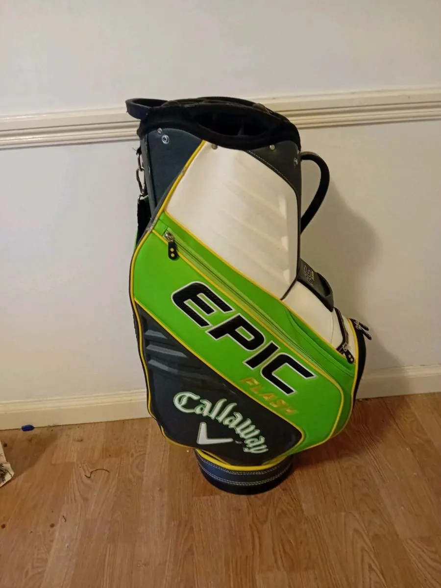 Callaway Epic Flash tour bag green/white - Image 3