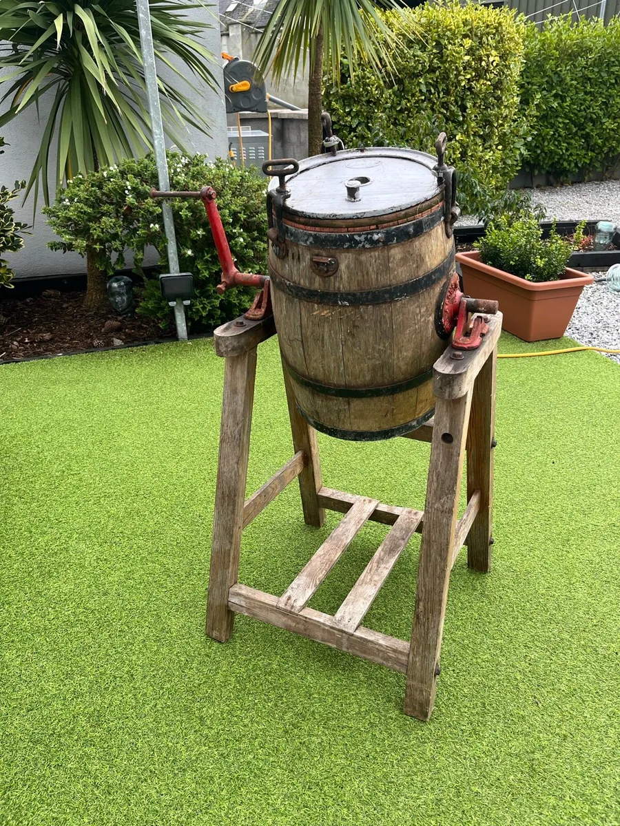 Vintage Barrel of butter - Image 1