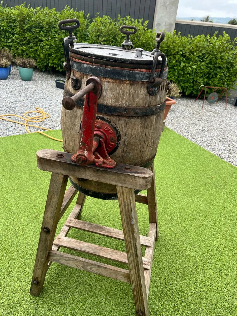 Vintage Barrel of butter - Image 4