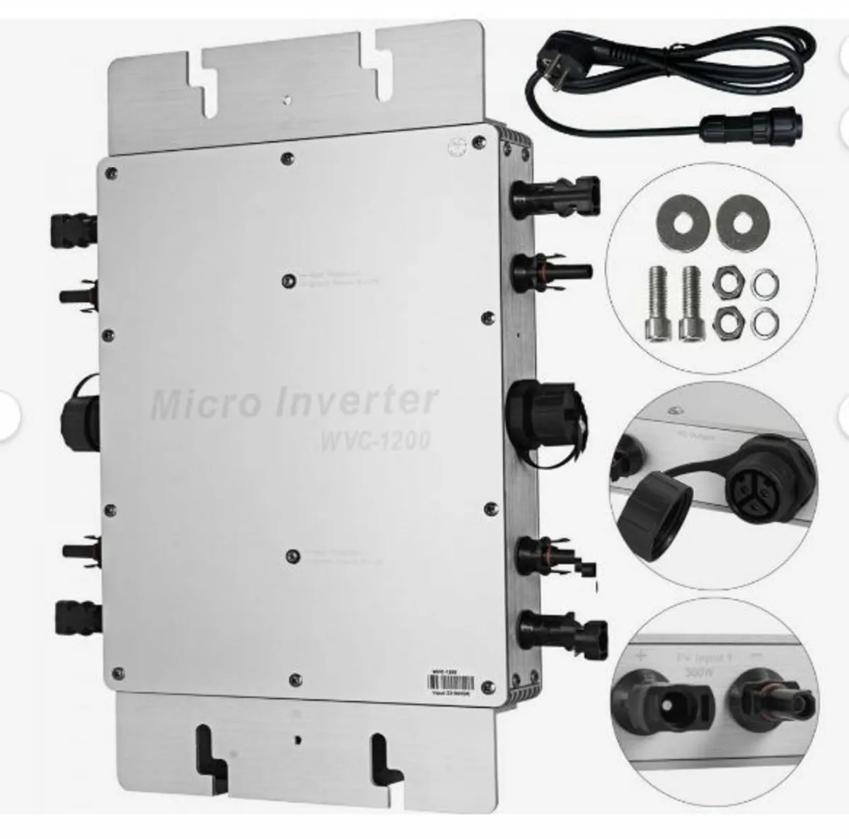 1200W Power Inverter MPPT Waterproof Solar - Image 1