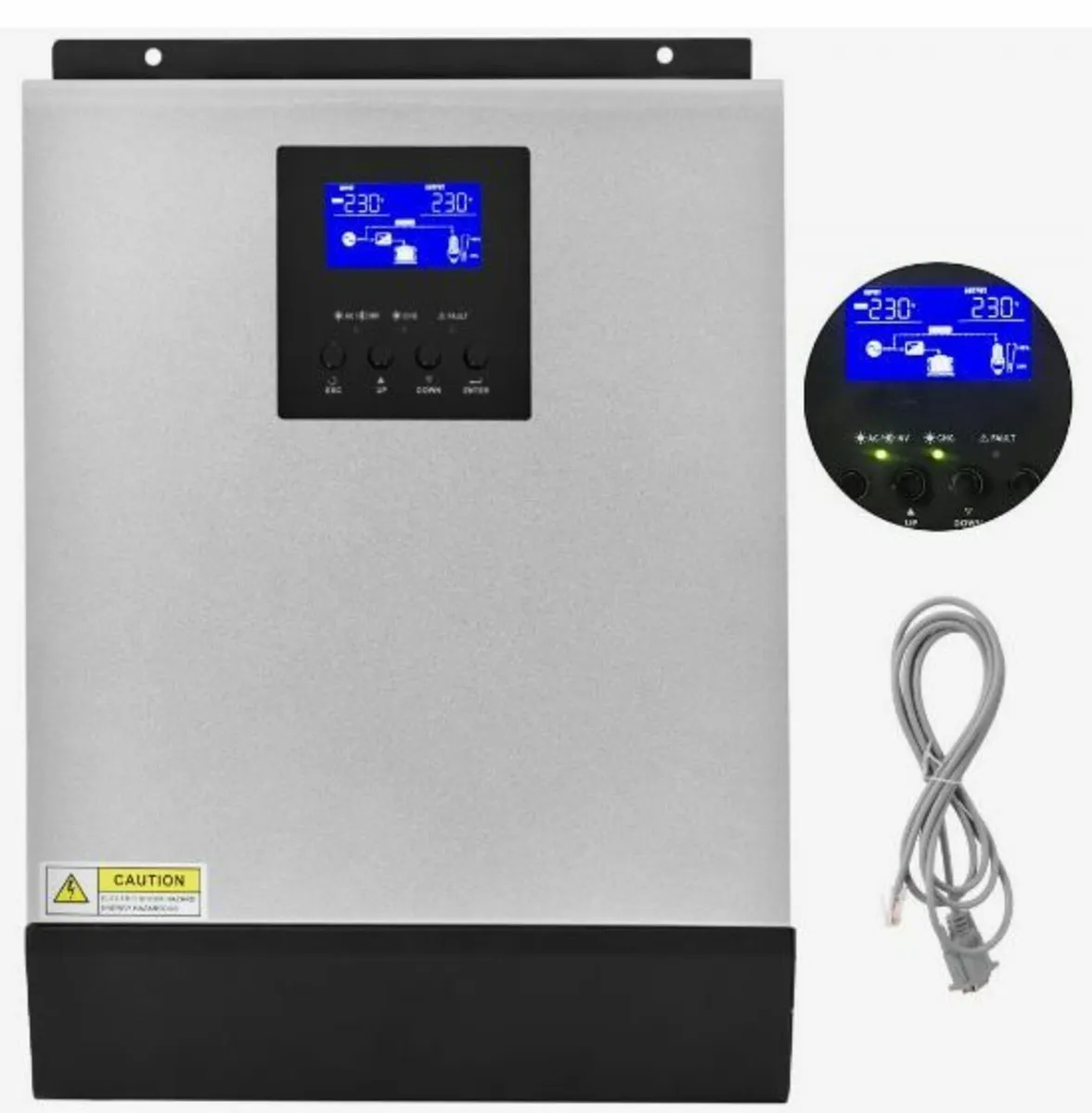 2400W 24V Low Frequency Pure Sine Wave Mppt - Image 1