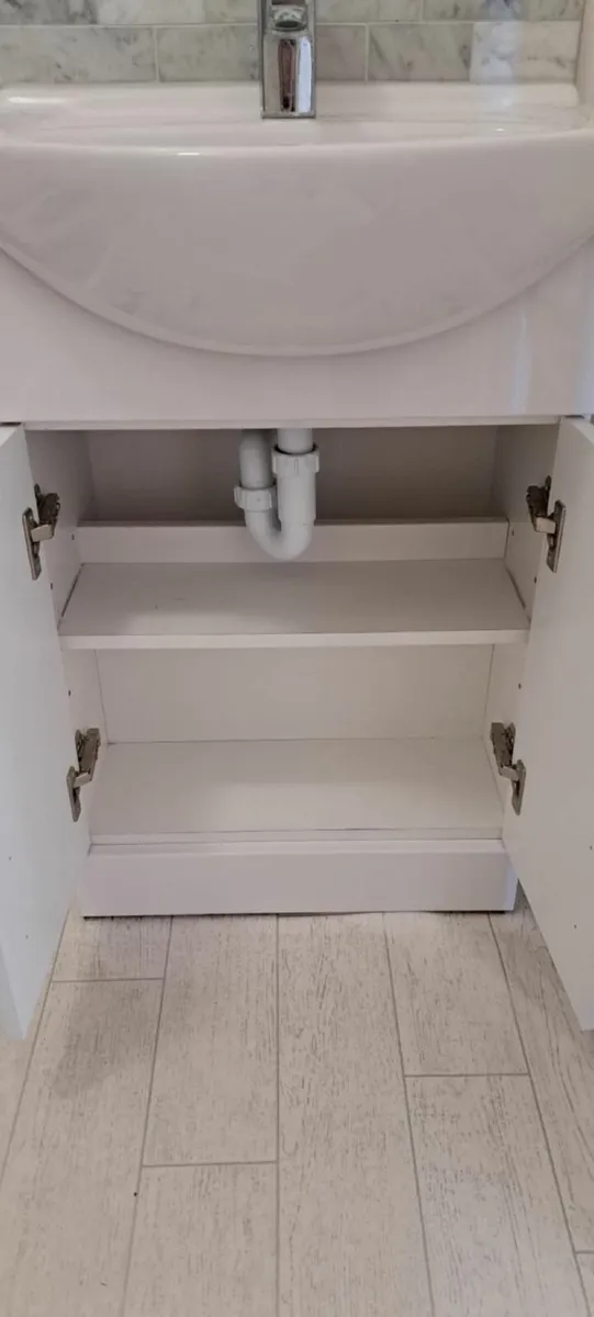 Toilet & Cabinet with sink - Image 2