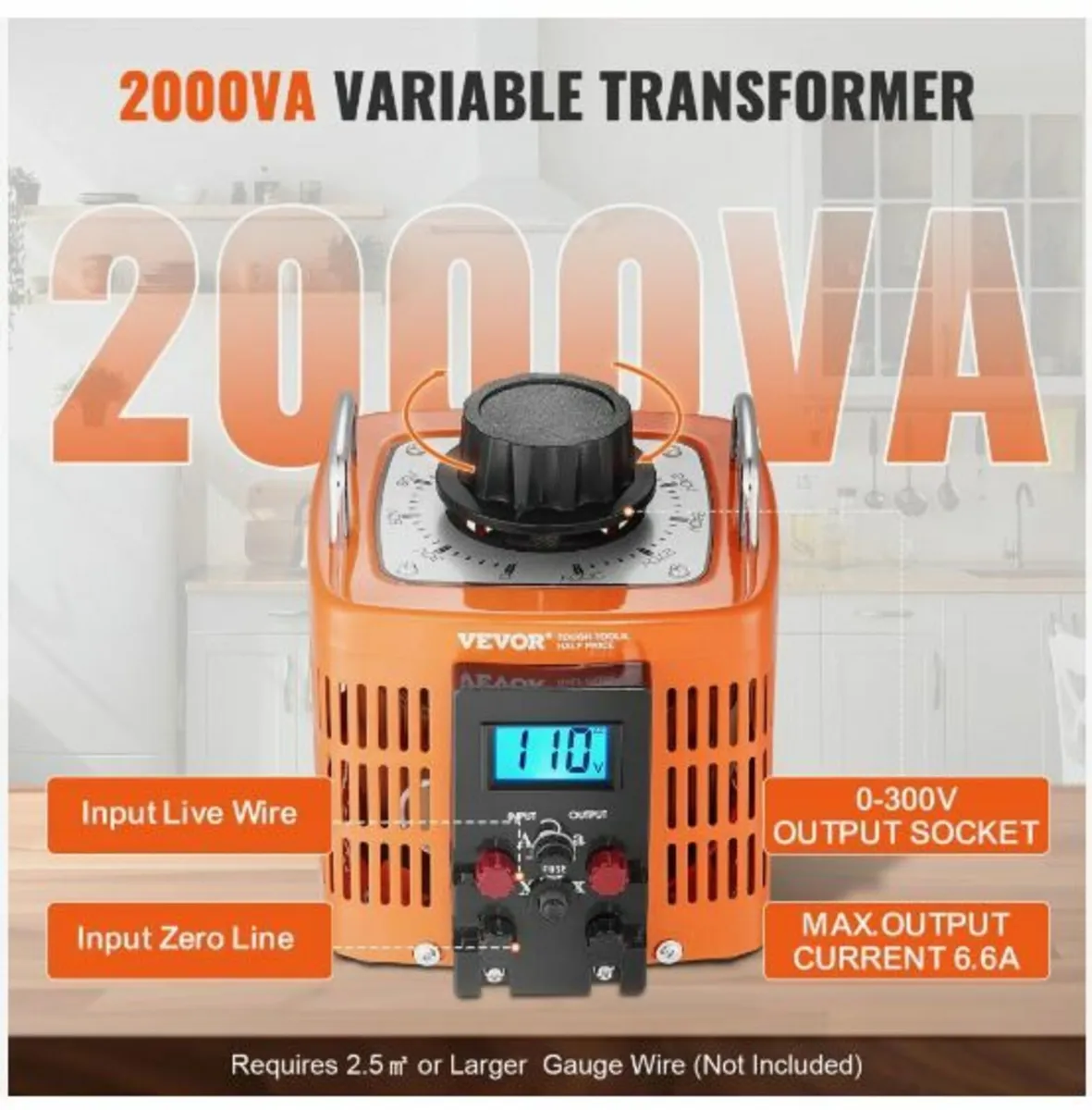 2000VA Variable Voltage Transformer - Image 3