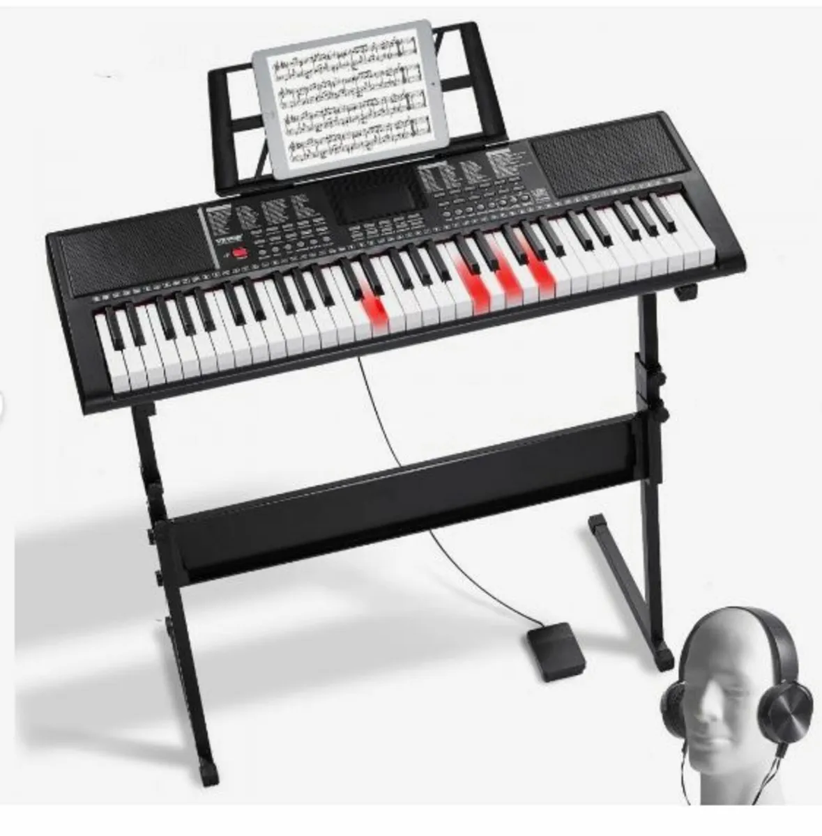 61 Key Digital Keyboard Piano Electric Portable - Image 1