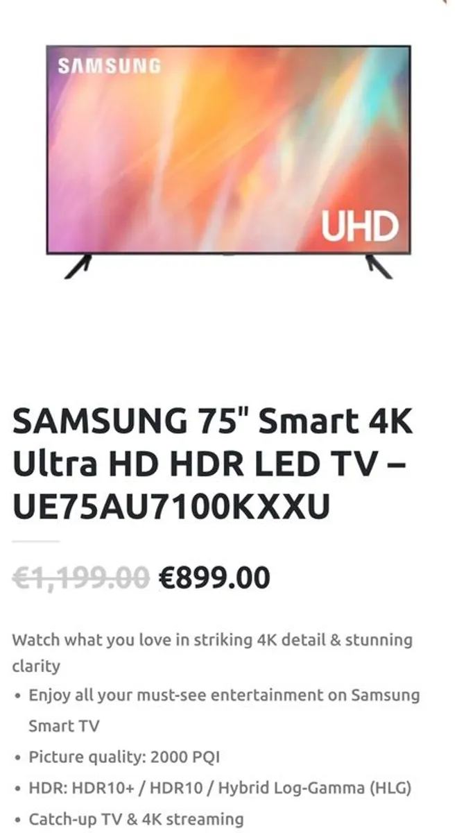 Samsung TV - Image 2