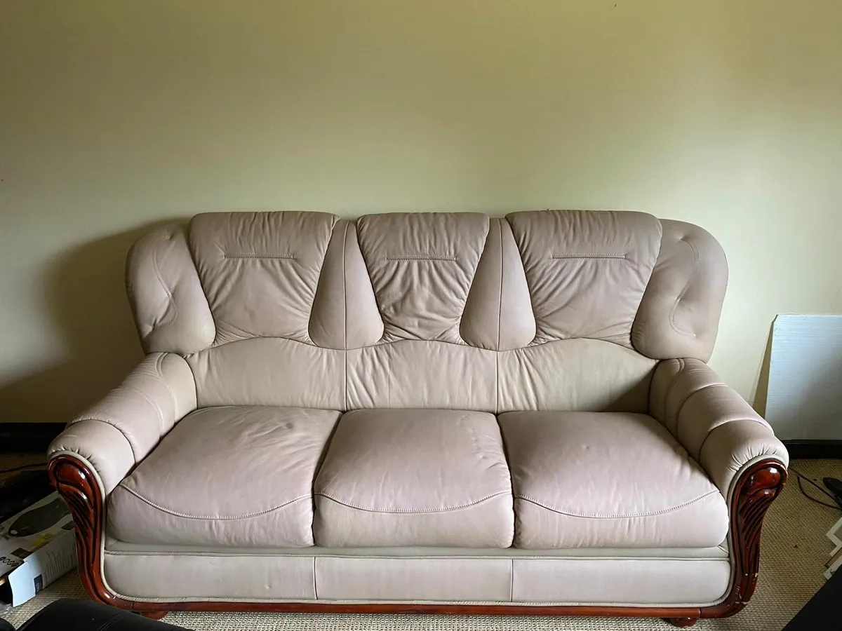 Leather Suite of furniture-final discounted price - Image 1