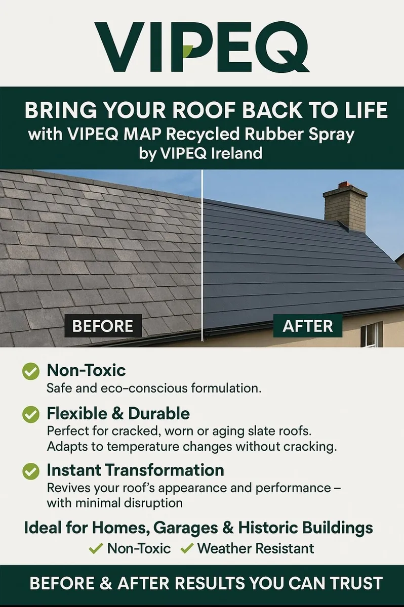 Asbestos rubber  roof spray - Image 1
