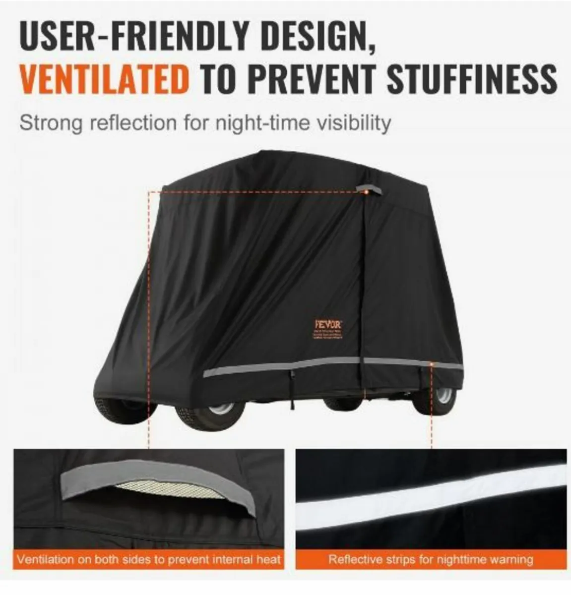 4 Passenger Golf Cart Cover - Image 3