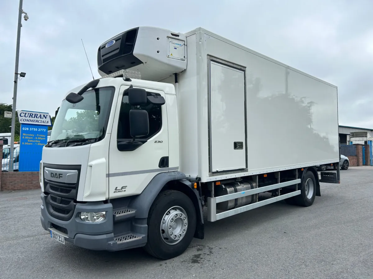 2017 Daf lf230 18 ton multi temp fridge freezer - Image 1