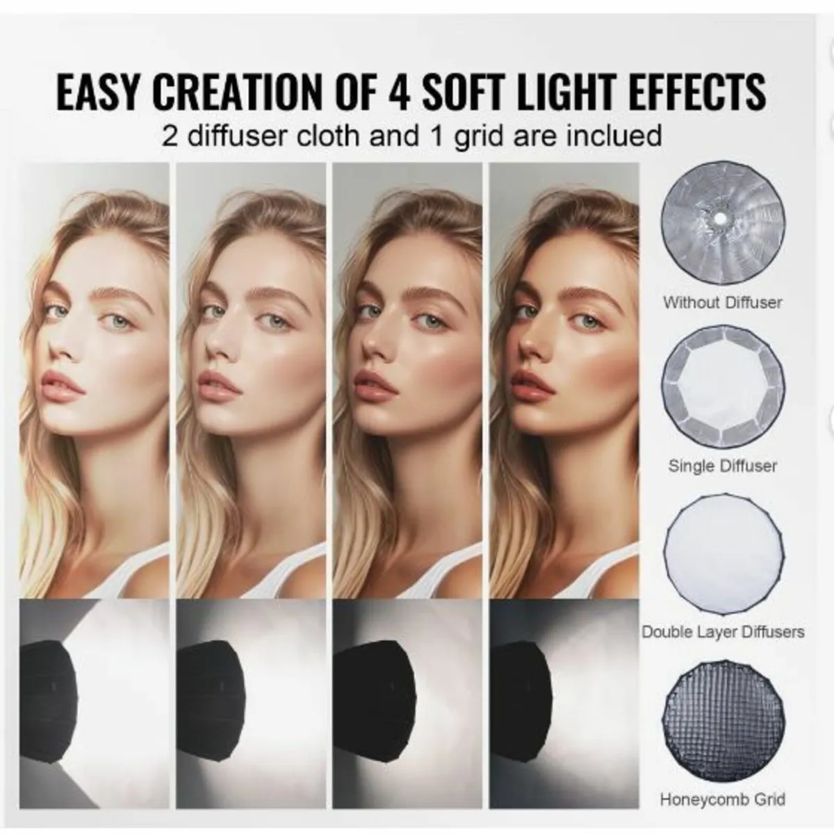 Parabolic Softbox 33 in Quick Release - Image 4