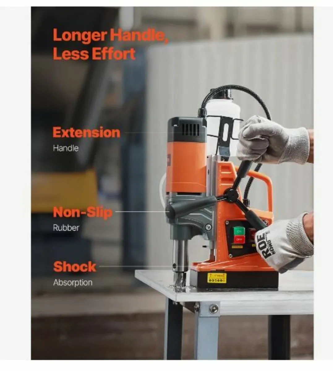 Magnetic Drill 1300W 2922lbf/13000N - Image 4