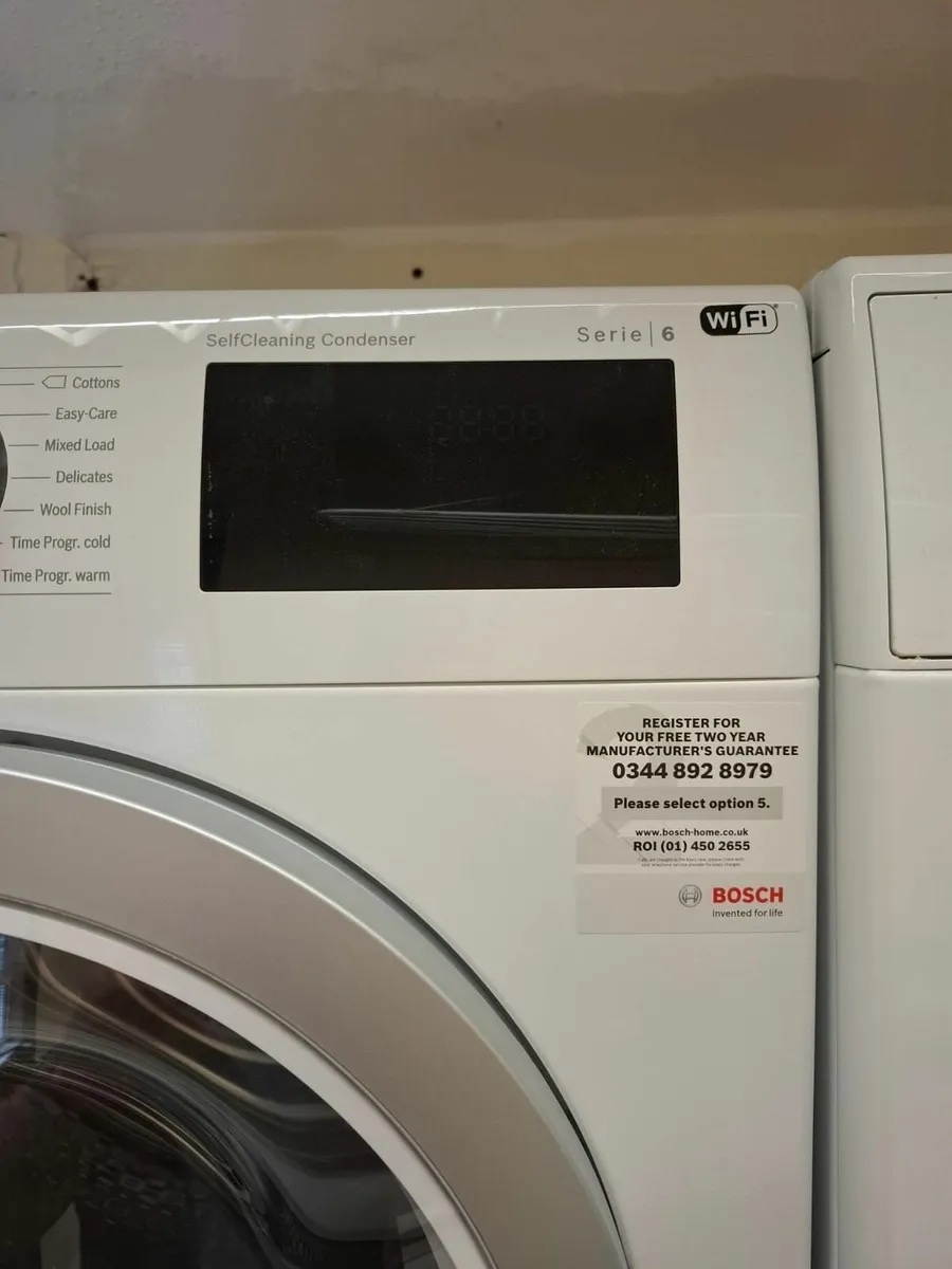 Bosch  washing machine and tumble dryer - Image 2