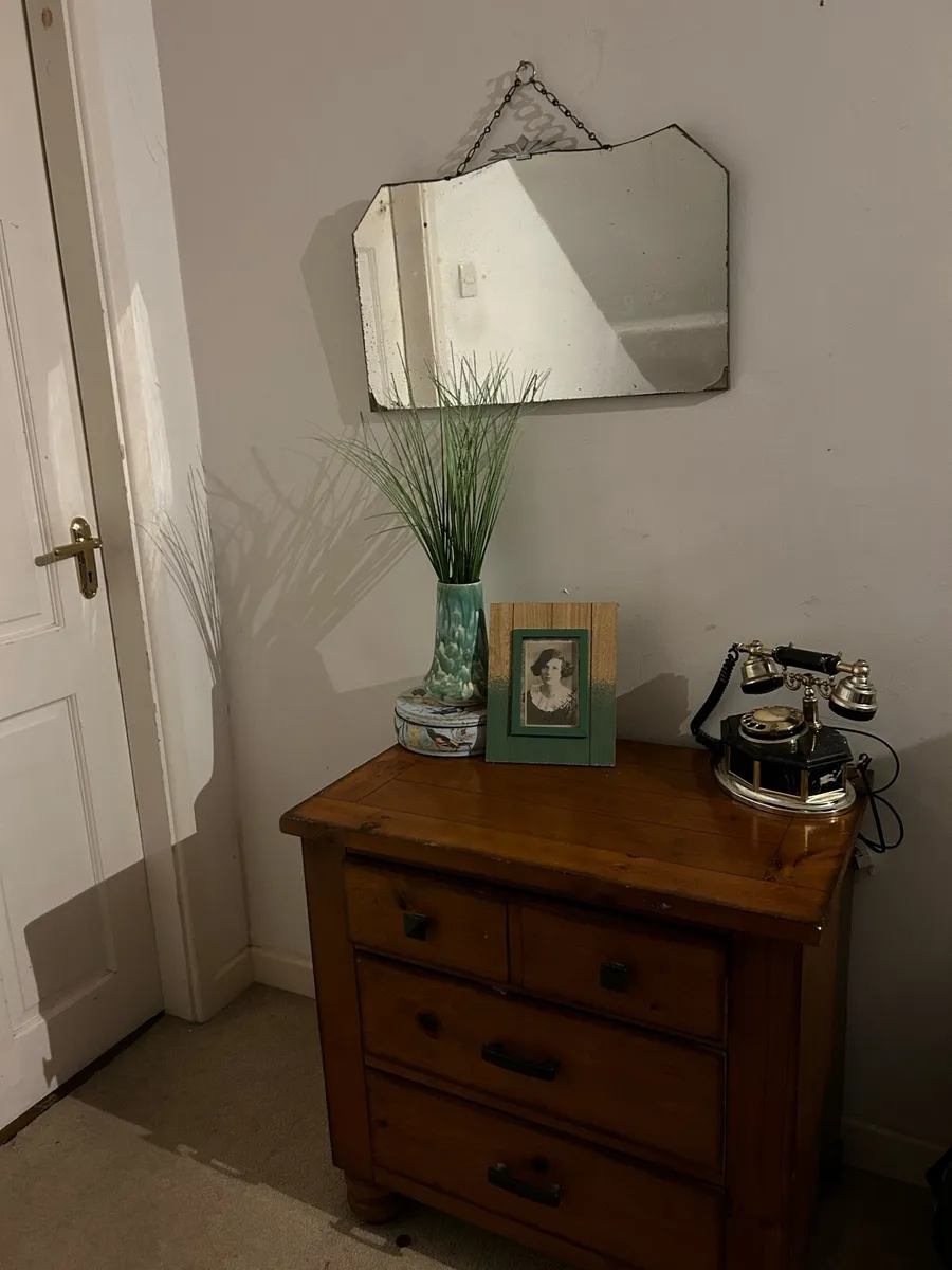 Wooden Chest Of Drawers/ Lamp table - Image 1