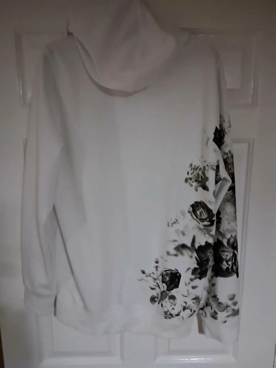 Men's White Hoodie - Image 2