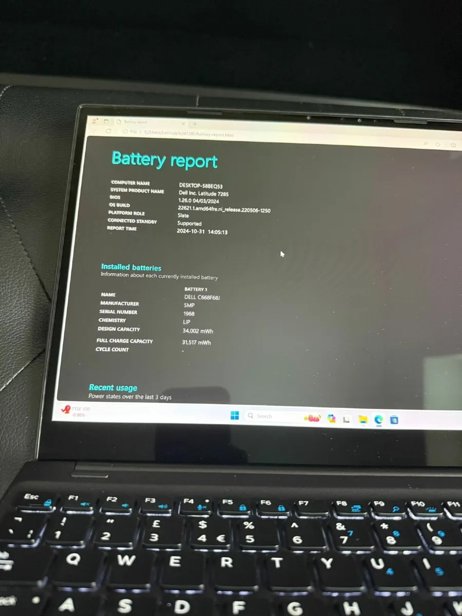 Dell Latitude 7285 2in1 Laptop i5/8GB/128SSD/FHD - Image 2