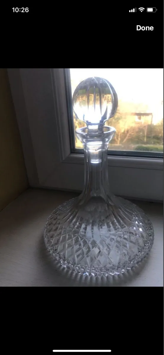 Waterford Crystal ‘ Tramore’ Ships Decanter - Image 1