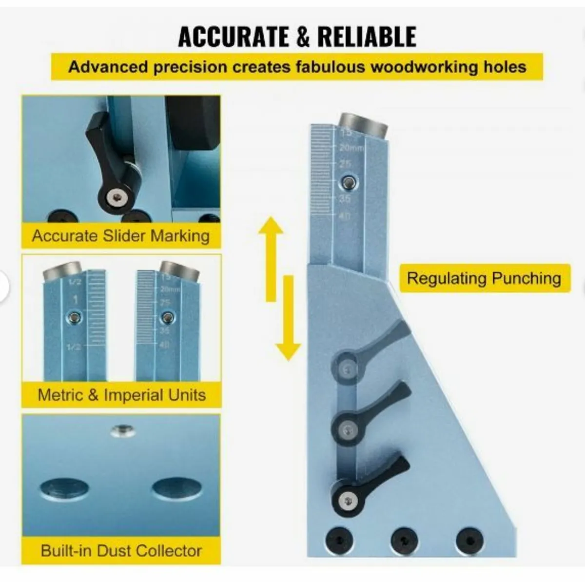 Pocket Hole Jig Kit, M4 Adjustable - Image 3