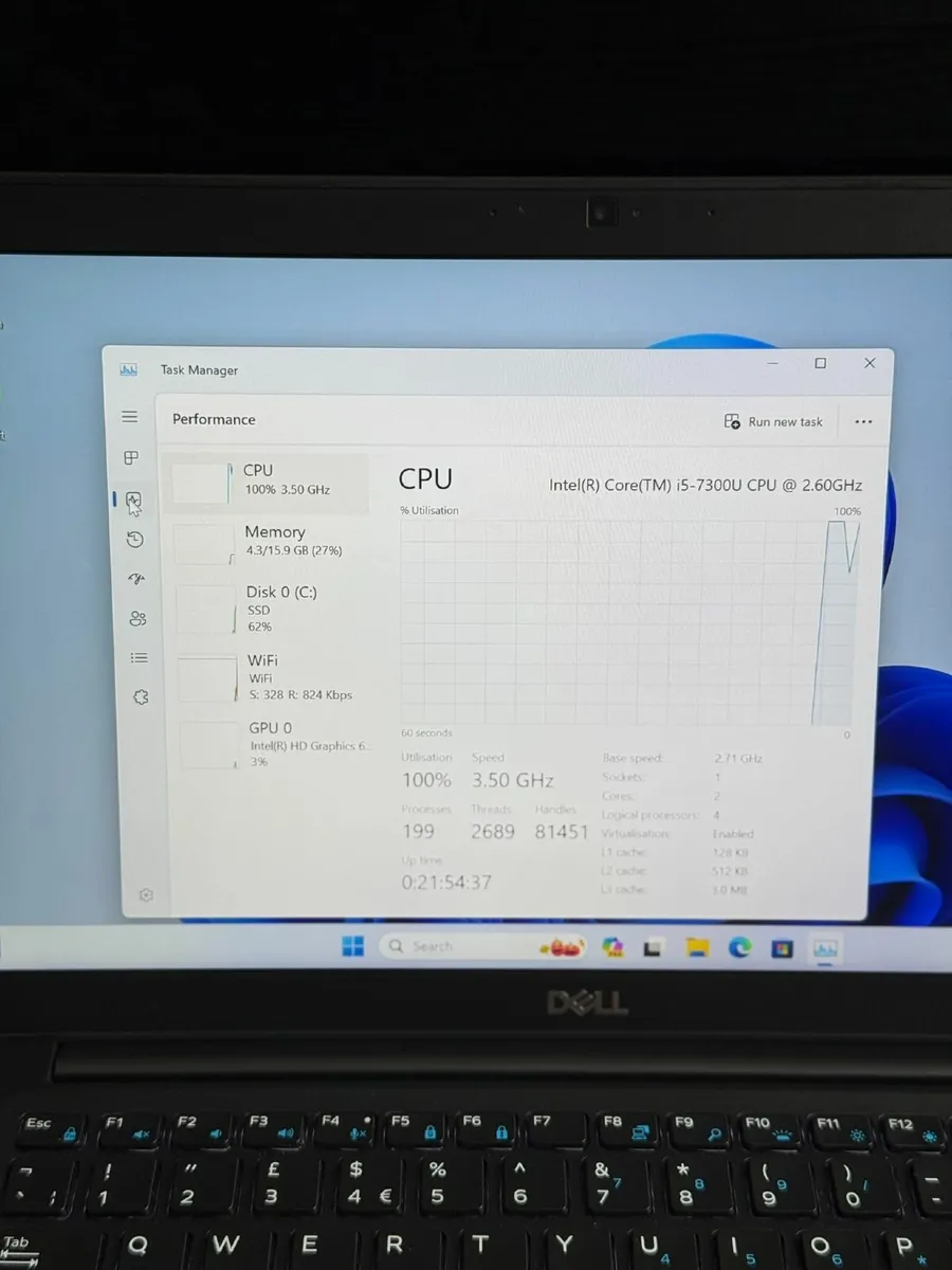 Dell Latitude 7490 Laptop i5/16GB/256SSD/FHD - Image 4