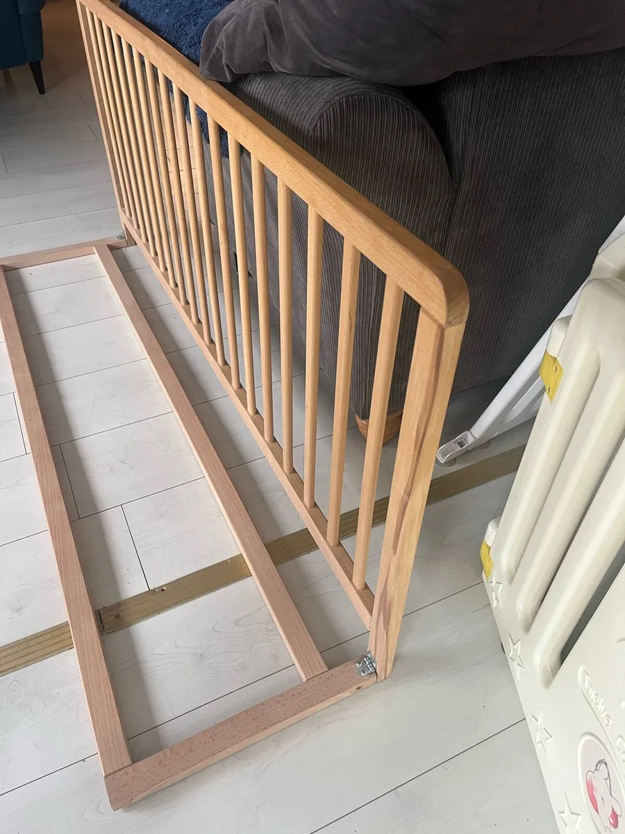 Wooden bed rail - Image 2