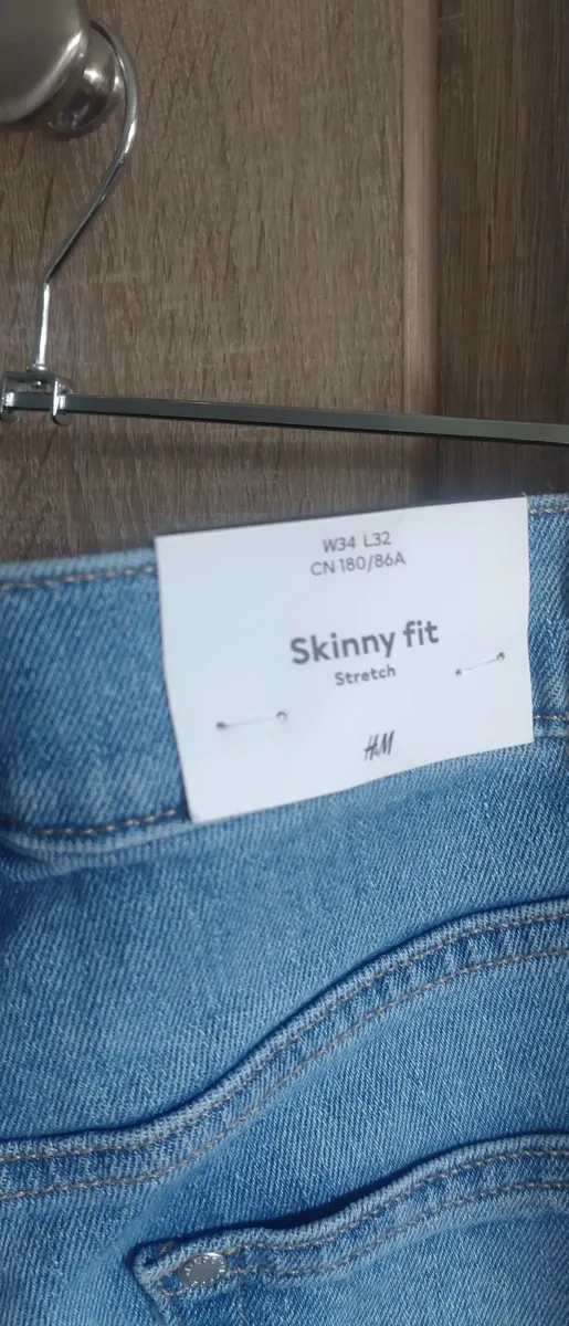 Man jeans new skinny fit w34 l 32 no offers - Image 3