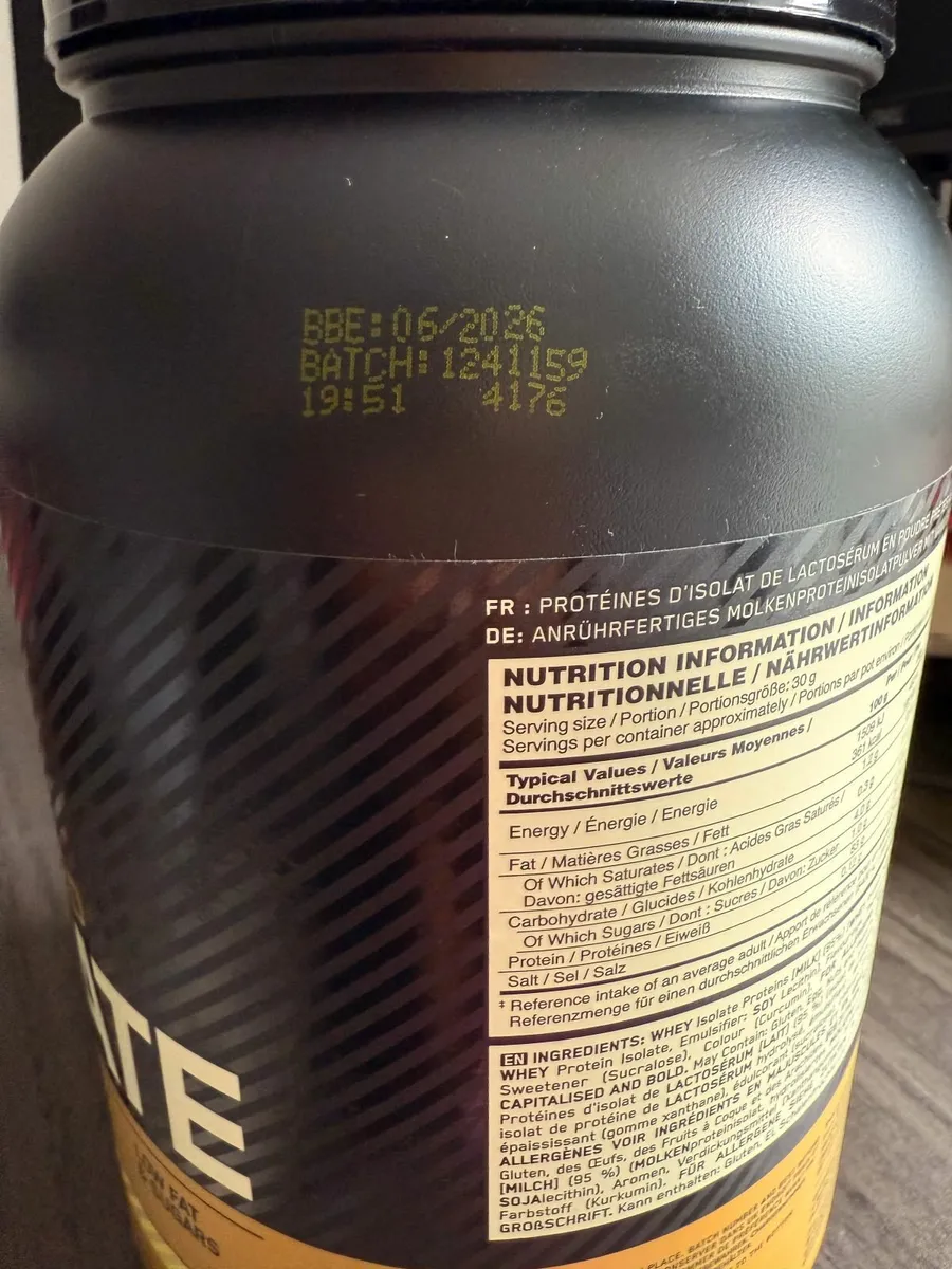 Optimum Nutrition Isolate Protein Powder - Image 2