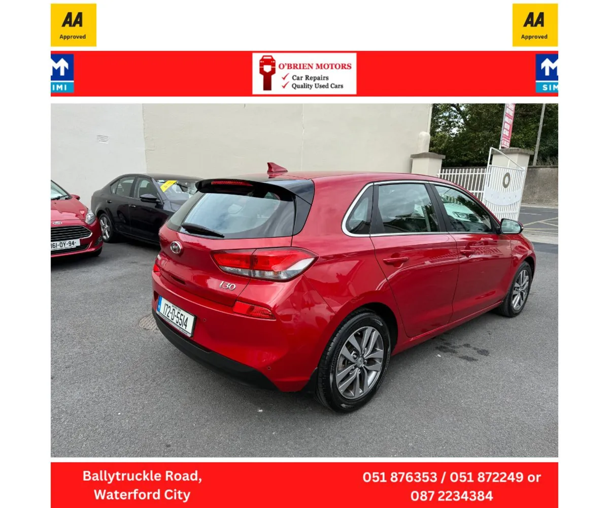 2017 Hyundai i30 Deluxe Turbo Petrol 5 Door. - Image 1