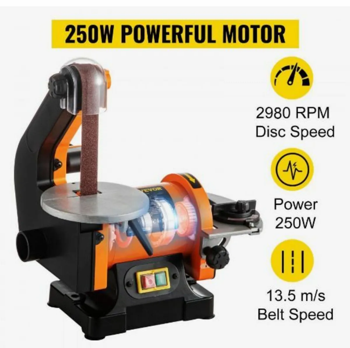 Electric Belt Grinder Sander 5 Inch - Image 4