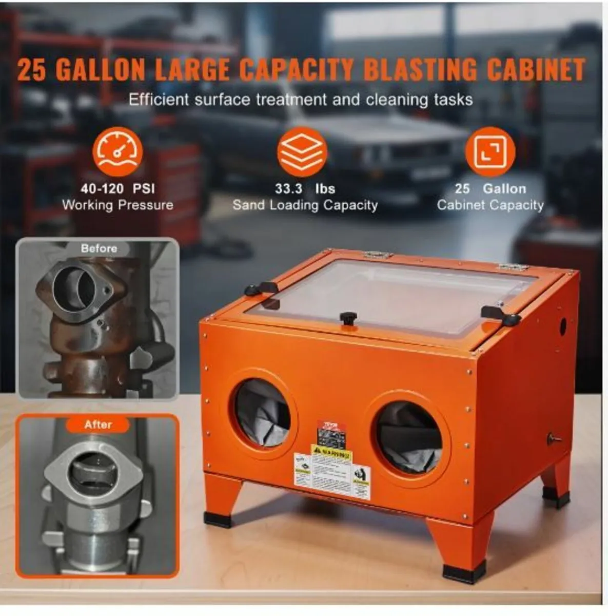 25 Gallon Sandblasting Cabinet - Image 3