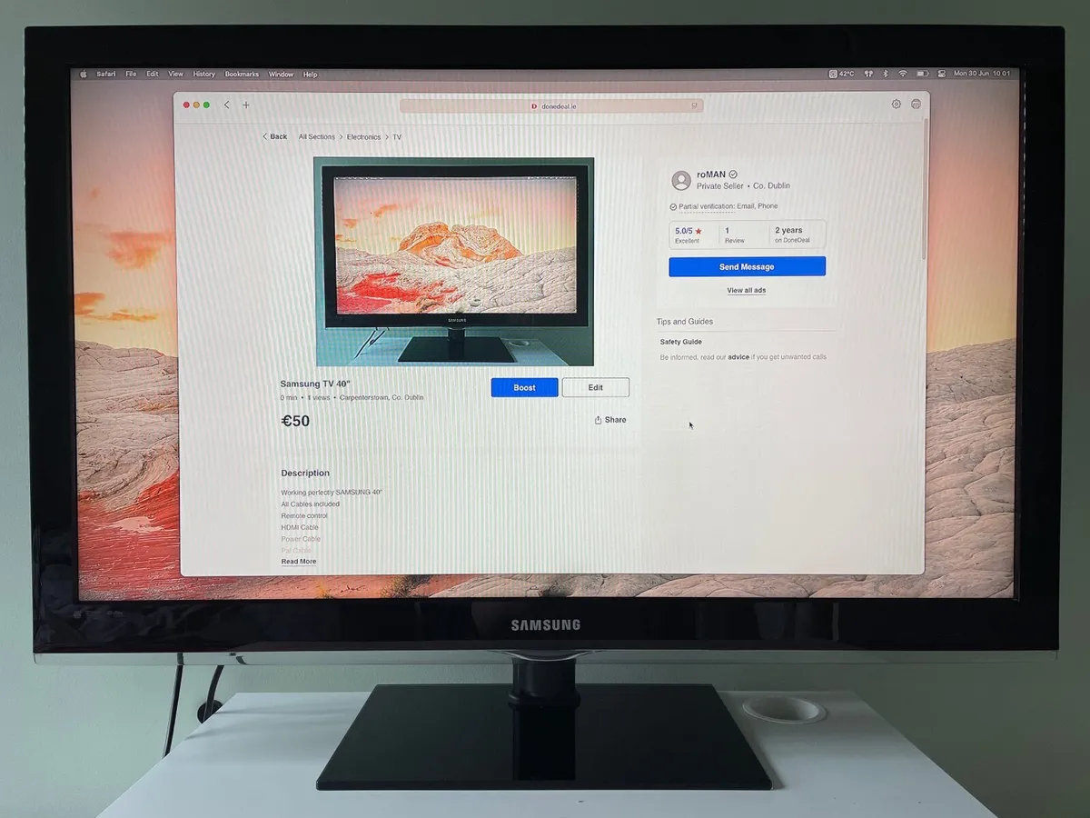 Samsung TV 40" - Image 2