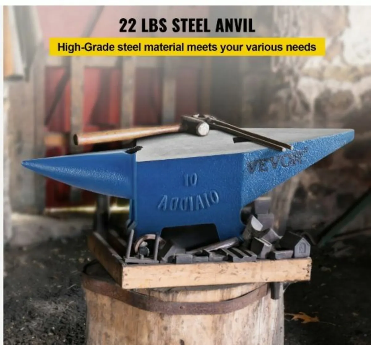 22lb Blacksmith Anvil Steel Anvil 10kg - Image 3