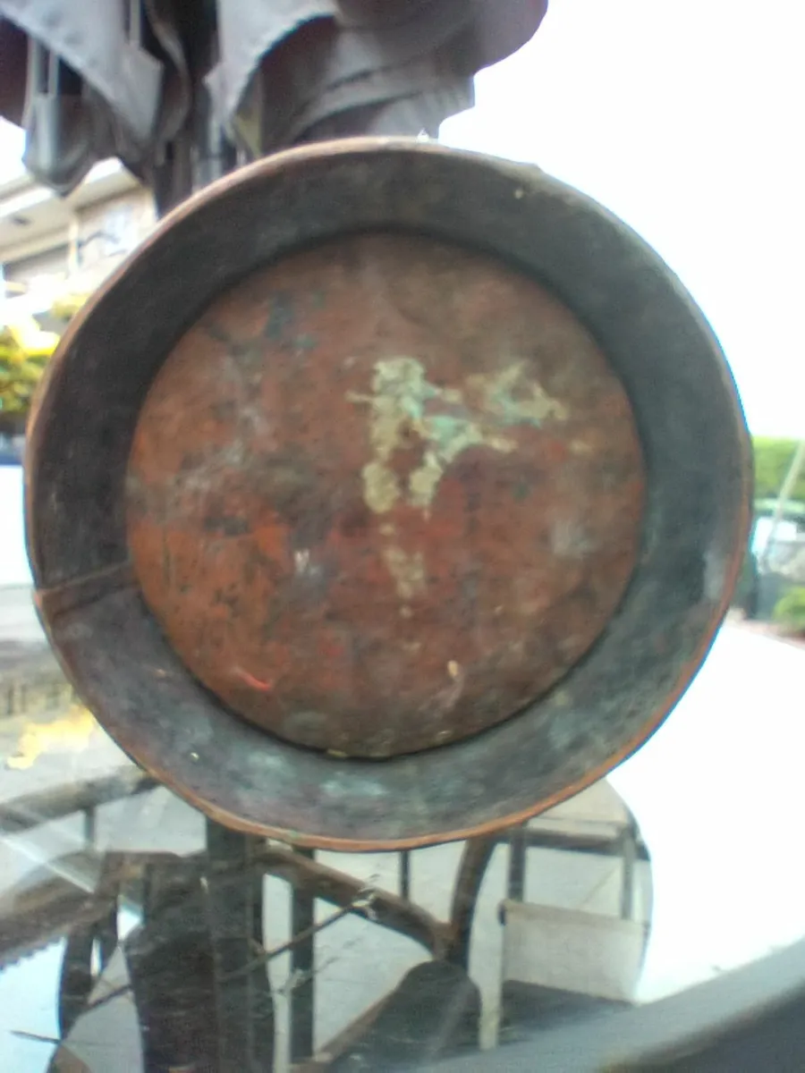 Hand crafted copper coal scuttle - Image 4