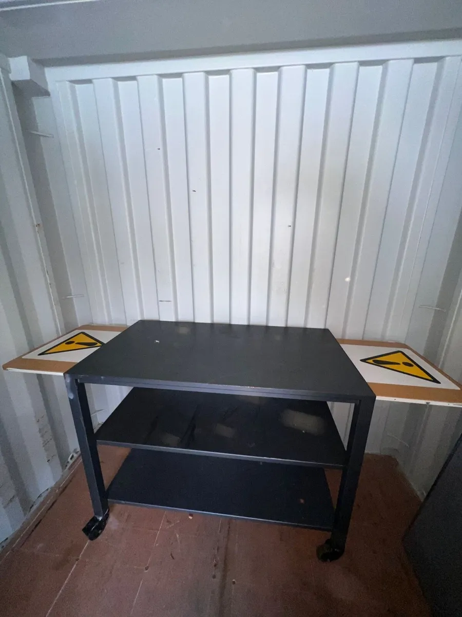Solid Galvanised 3-Tier Metal Tables - Image 1