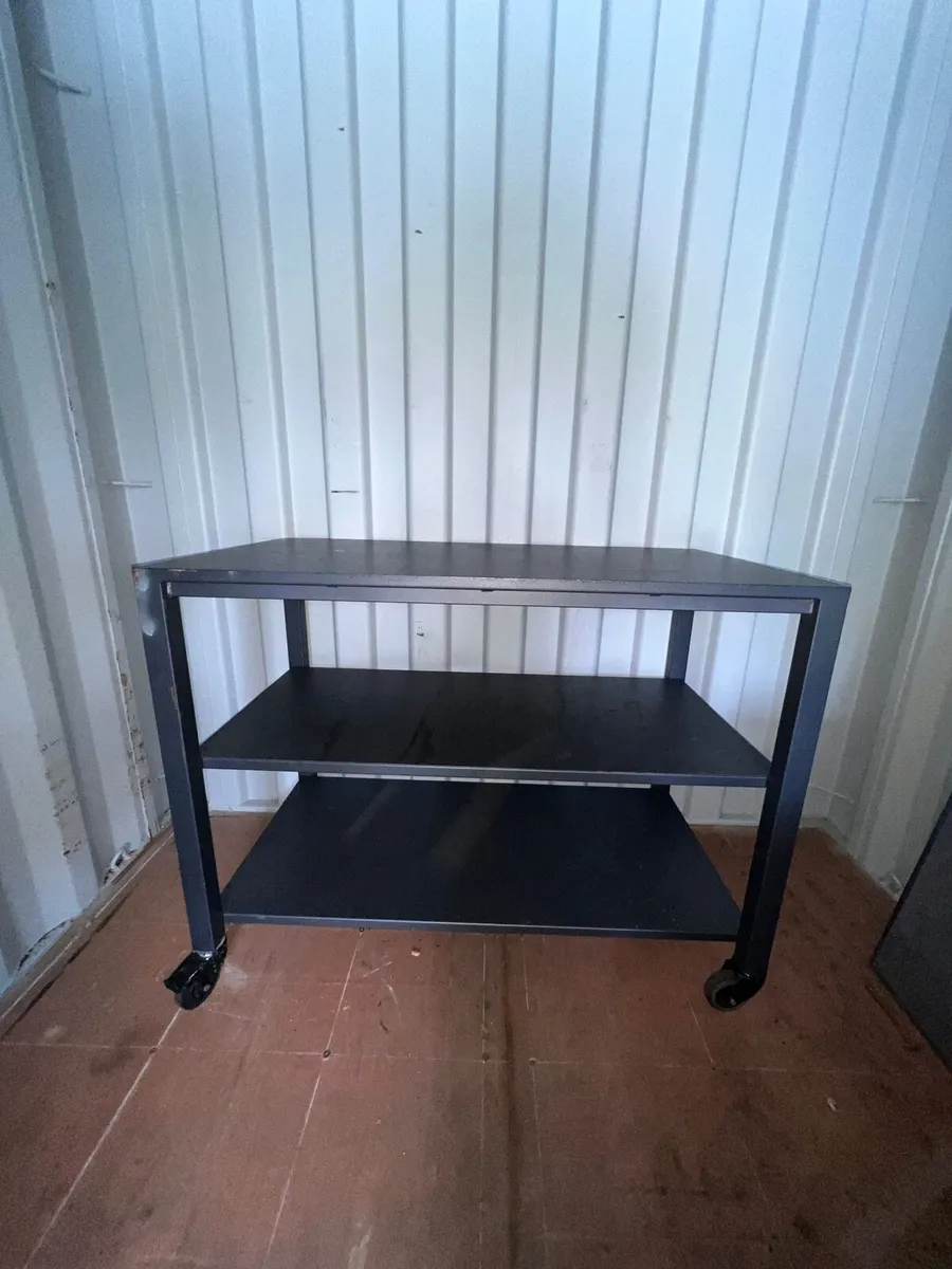 Solid Galvanised 3-Tier Metal Tables - Image 3