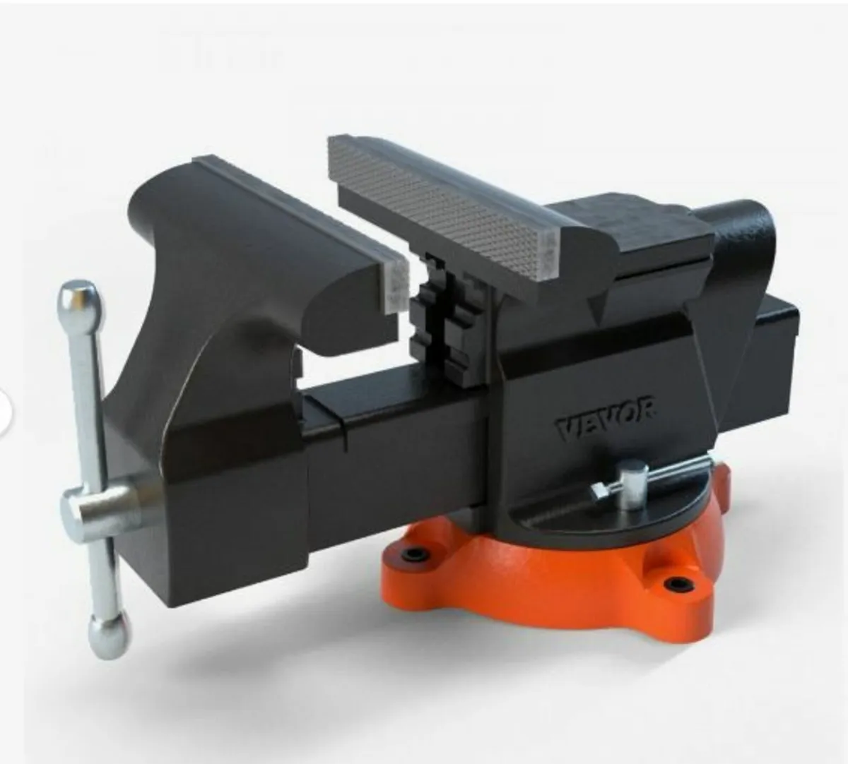 6" Bench Vise w/ Anvil 360°Swivel - Image 4