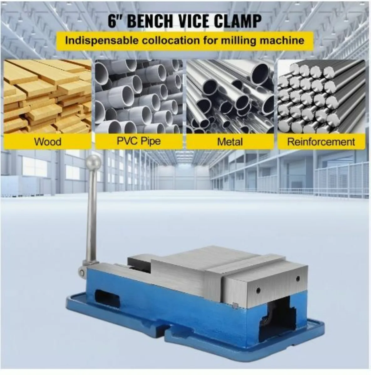 6 Inch Powerful Precise Clamping Vice - Image 3