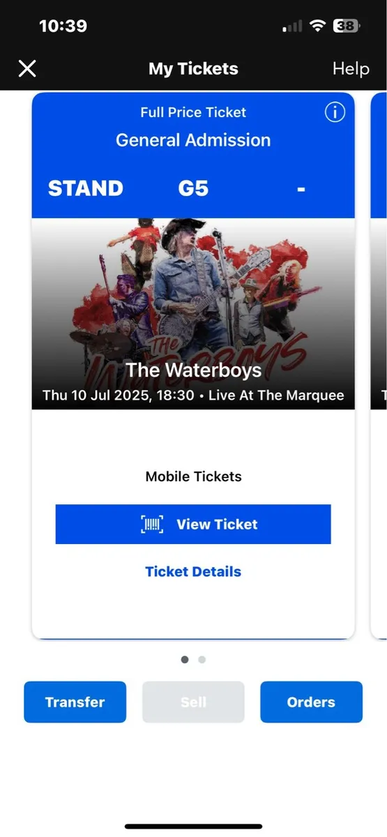 Waterboys tickets