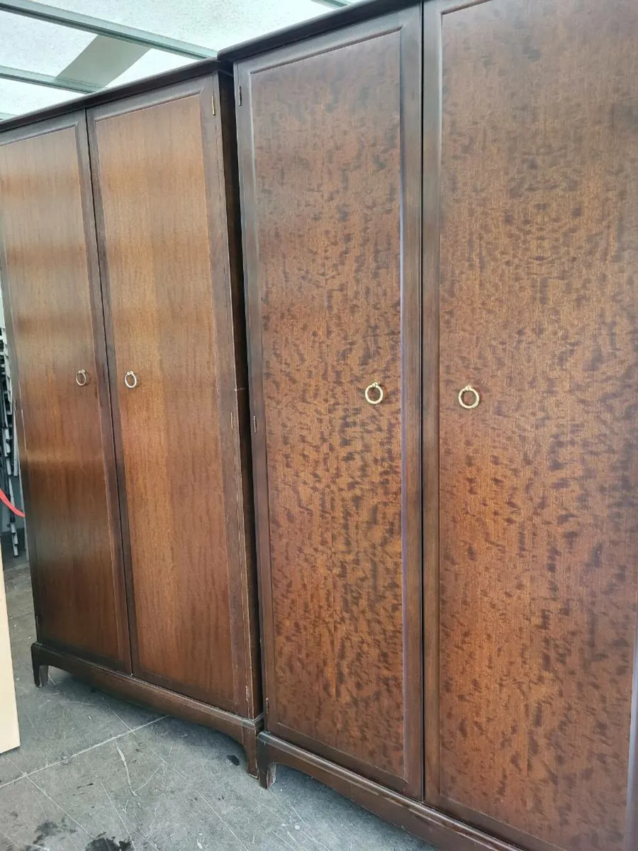 Two "Stag" Wardrobes - Image 3