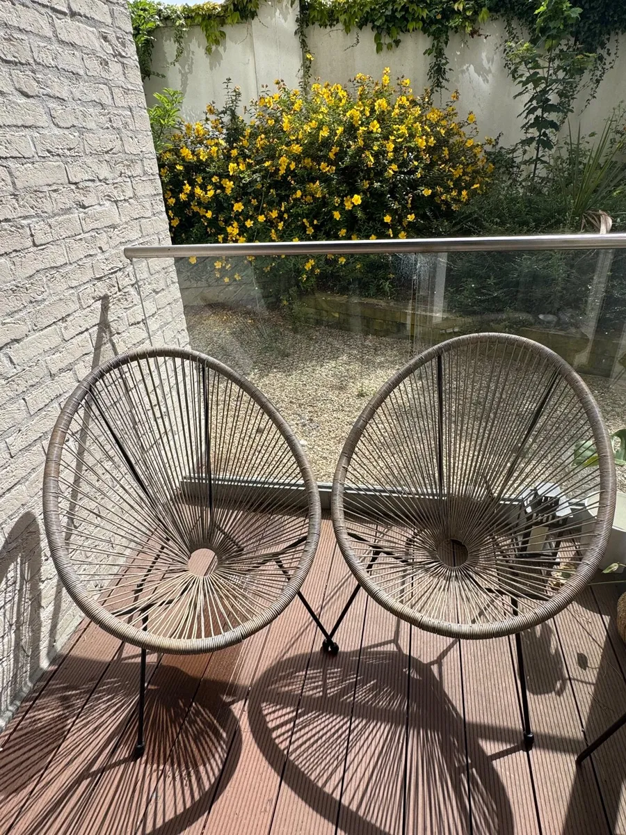 Balcony chairs for sale - Image 1