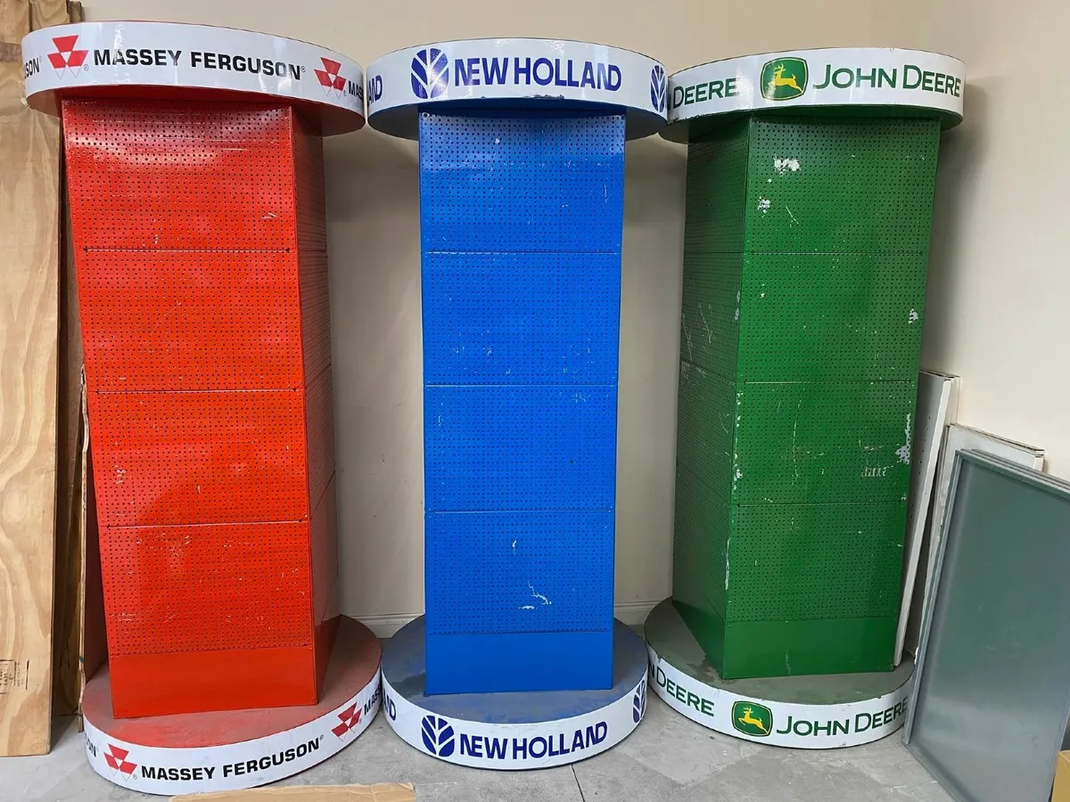 3 Shop Display Stands