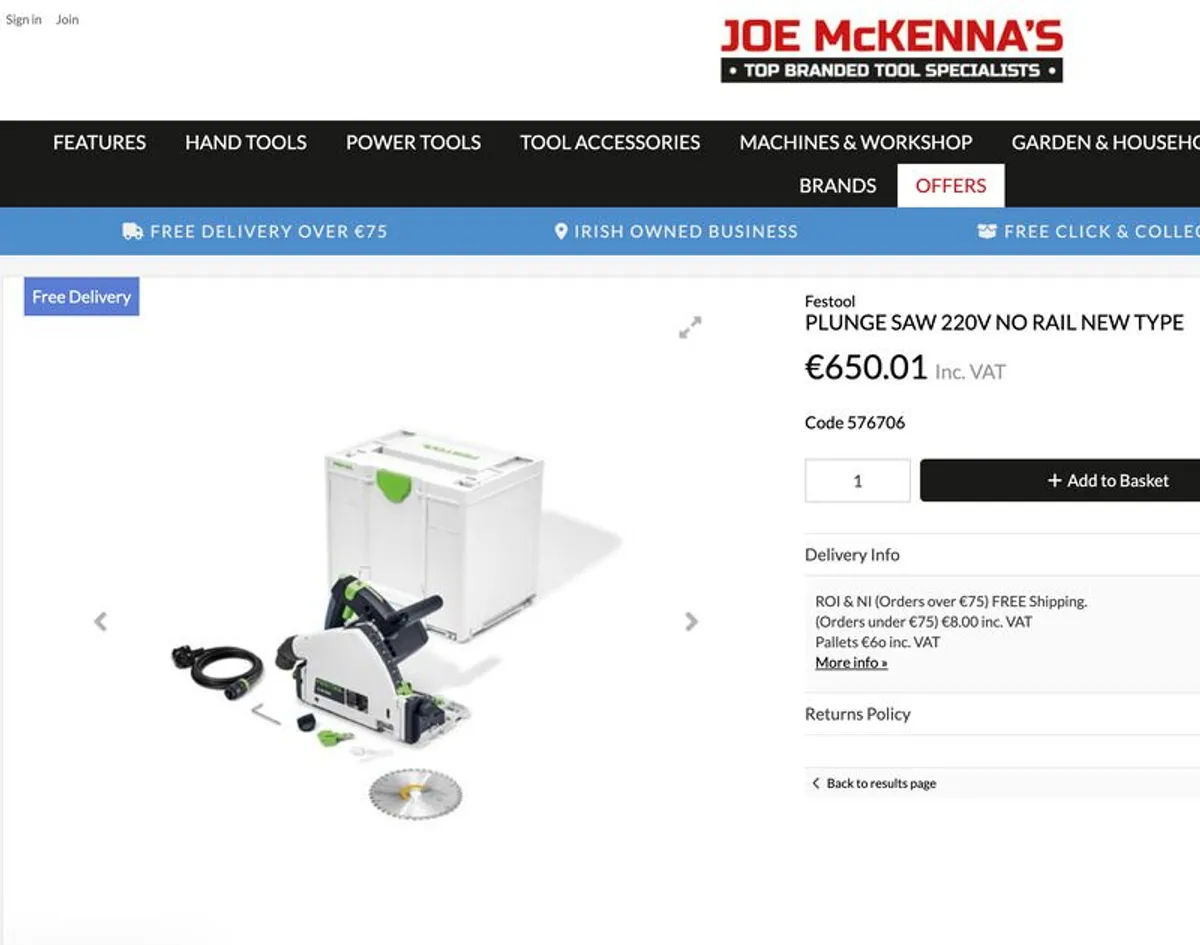 Festool track saw - Image 2