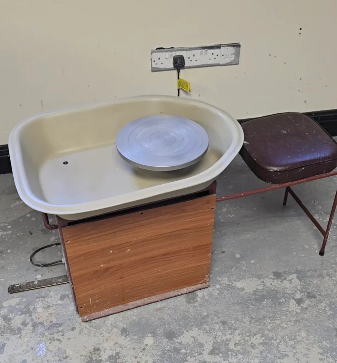 Cowley Pottery wheel