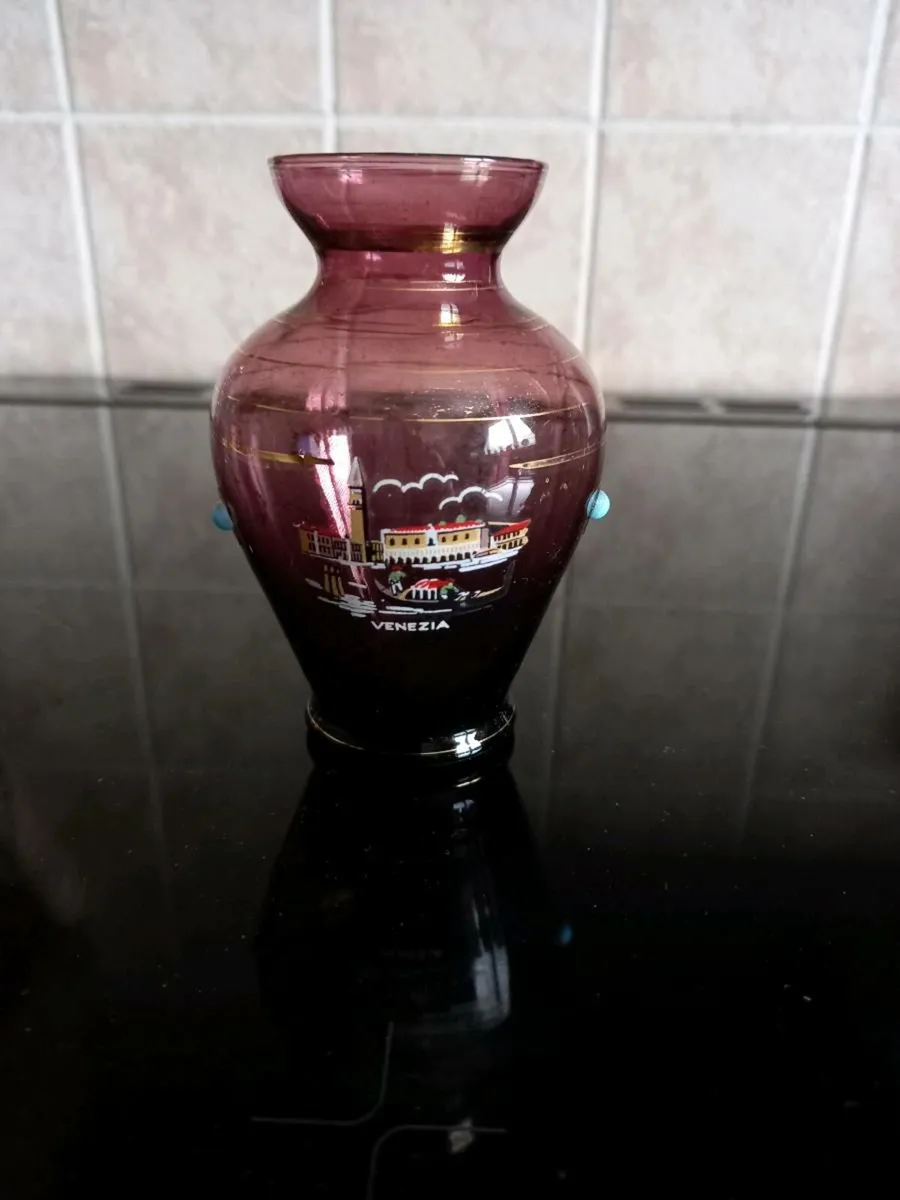 Plum Colour Vase - Image 1