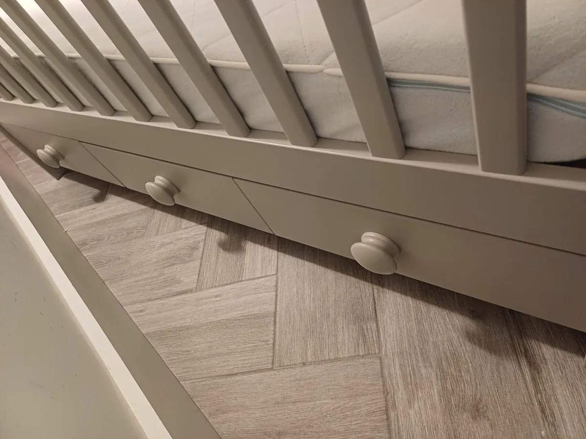 Ikea cotbed with drawers - Image 1