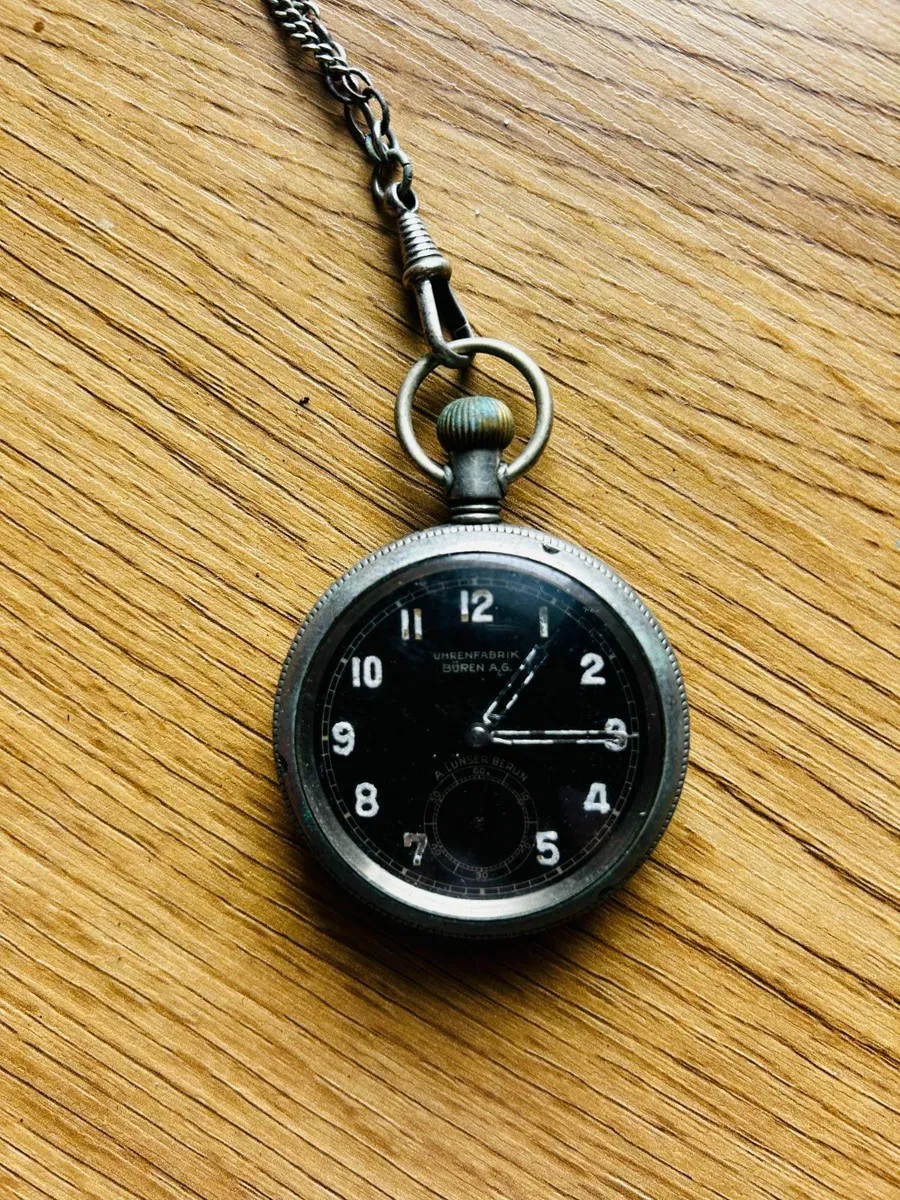WW2 German Officer's Military Watch | Büren AG Uhr - Image 1