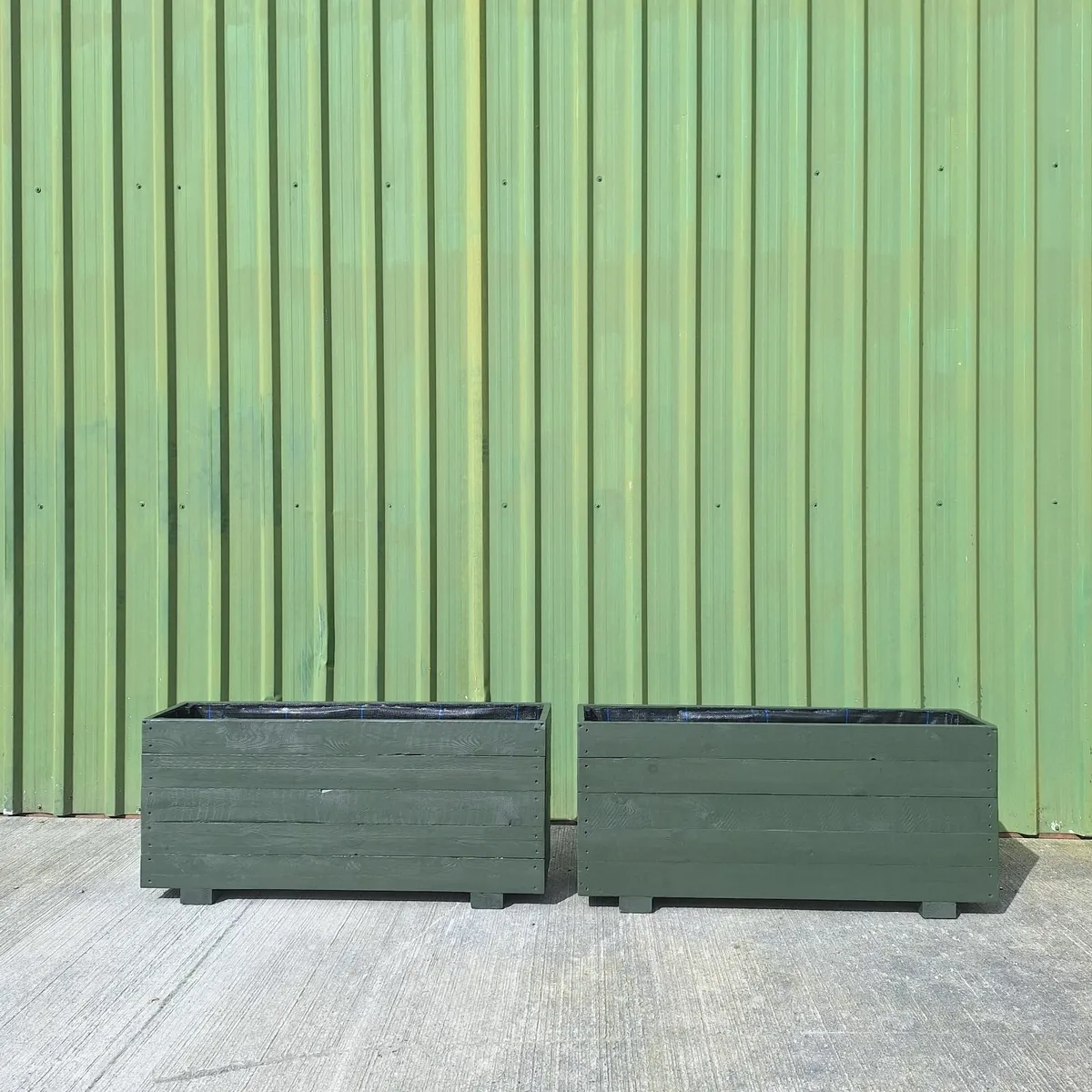 Custom Wooden Outdoor Planter - Image 4