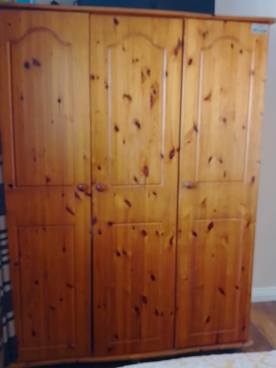 Solid Pine Wardrobe - Image 1