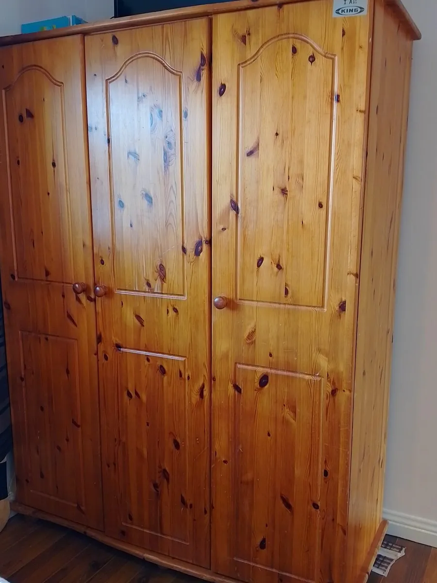 Solid Pine Wardrobe - Image 2